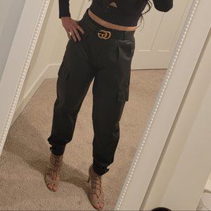 Faux leather Cargo pants! Nwot! Brand new! Fast ship
